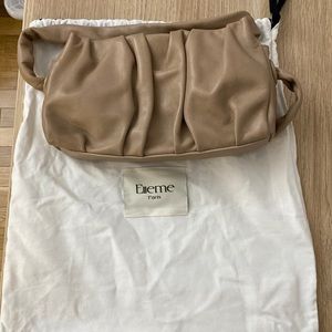 Elleme paris vague shoulder bag in nudy pink